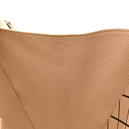 Calfskin Graphic Print Petite Malle