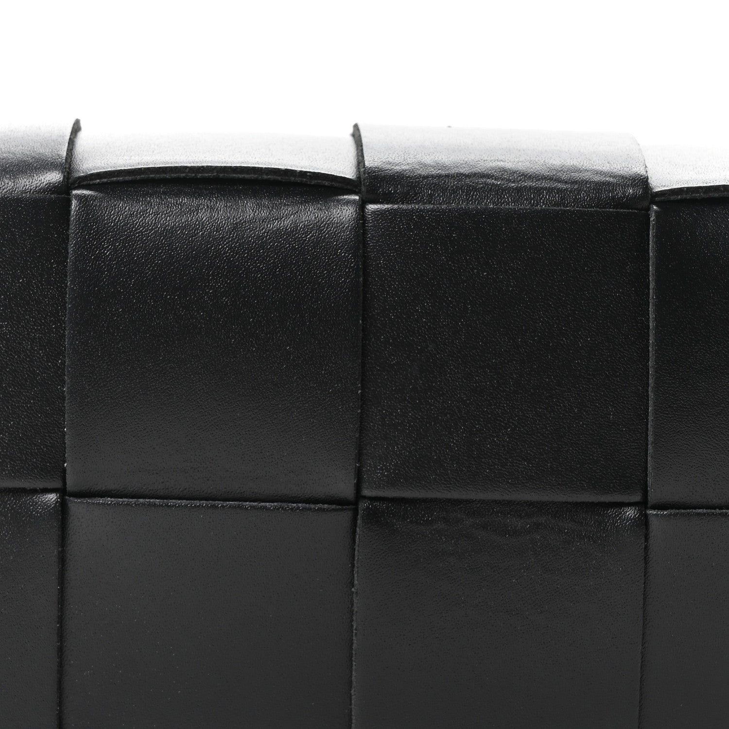Nappa Maxi Intreccio The Belt Cassette Bag Black
