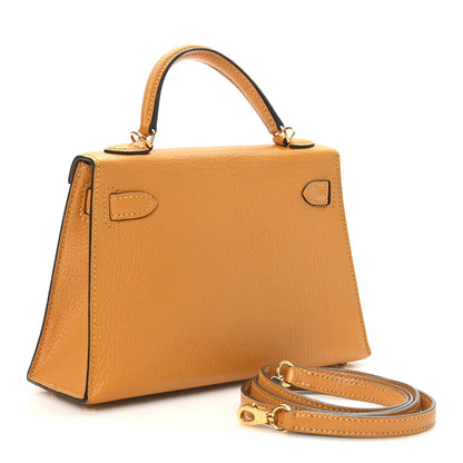 Chevre Chamkila Mini Kelly Sellier 20 Jaune D&