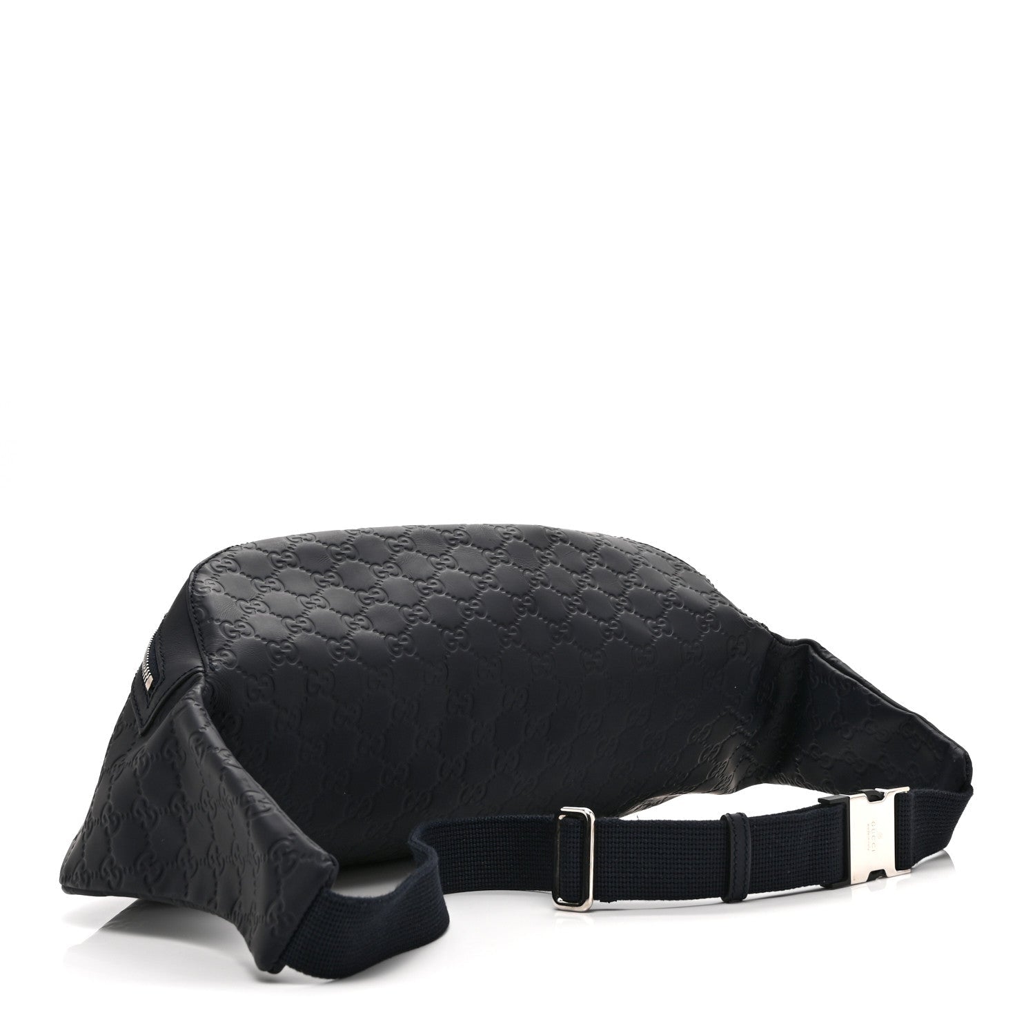 Guccissima Web Belt Bag Navy