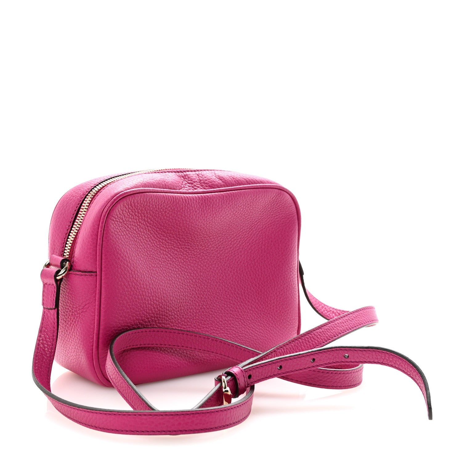 Cellarius Calfskin Small Soho Disco Bag Bright Bouganville