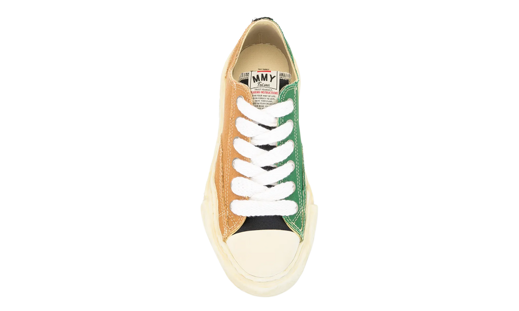 Peterson OG Sole Overdyed Canvas Low “Yellow Green Mismatched”
