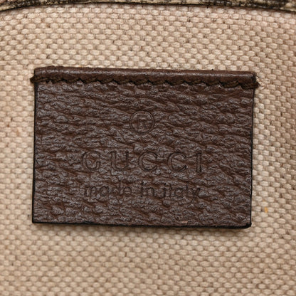 GG Supreme Monogram Neo Vintage Web Belt Bag Brown