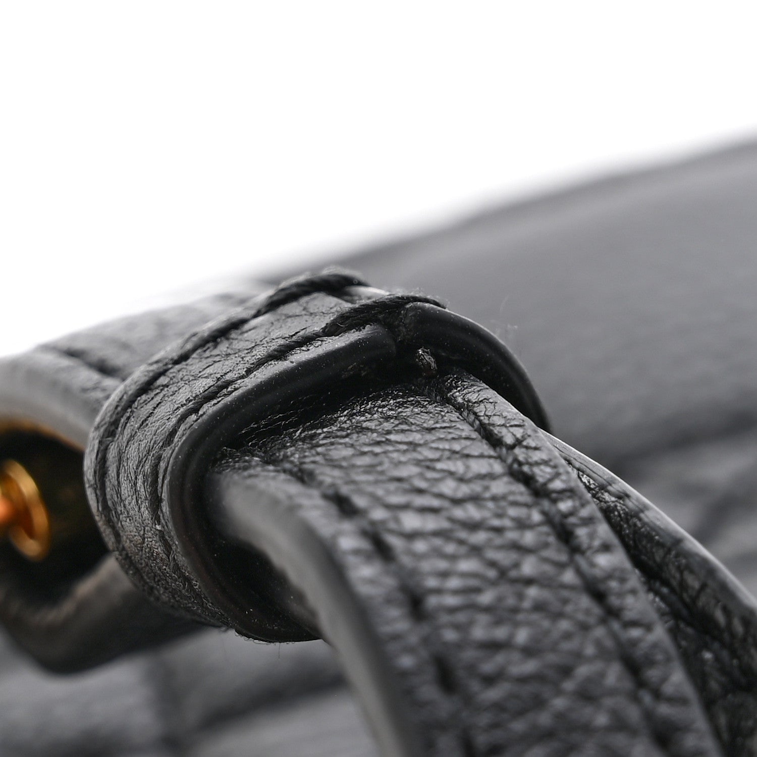 Supple Calfskin Cannage Caro Belt Pouch with Chain Black