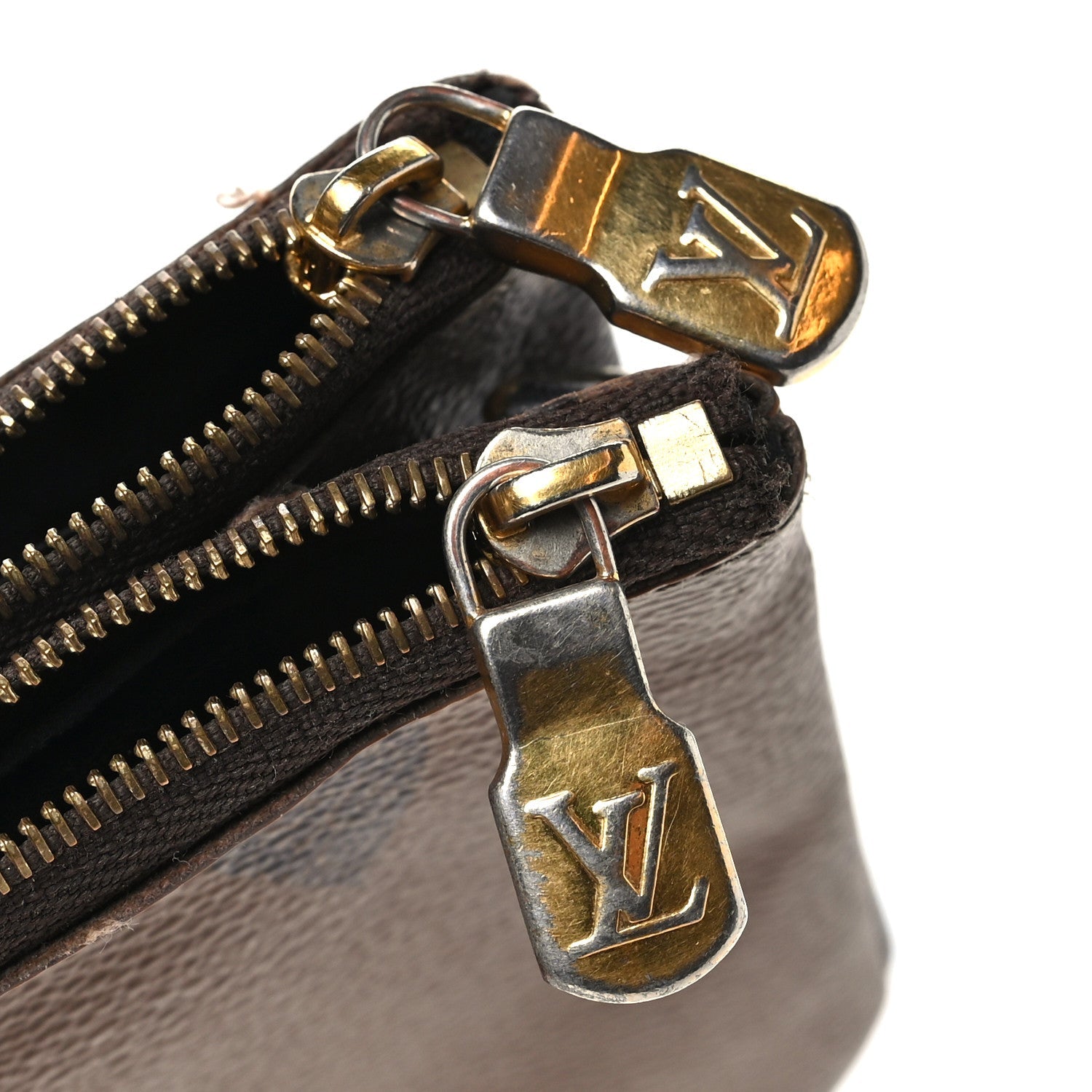 Reverse Monogram Giant Double Zip Pochette