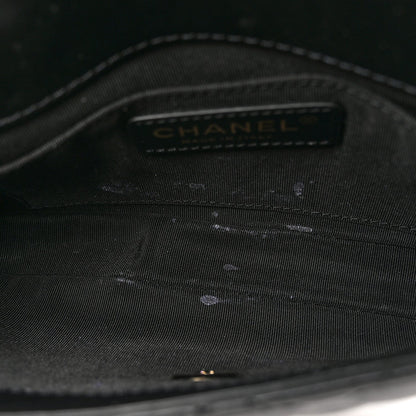 Lambskin Quilted Side Packs Black