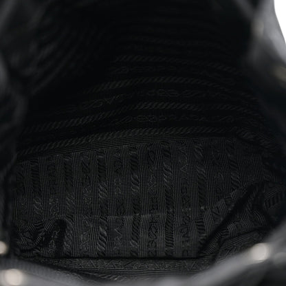 Nylon Vela Mini Cinch Backpack Black