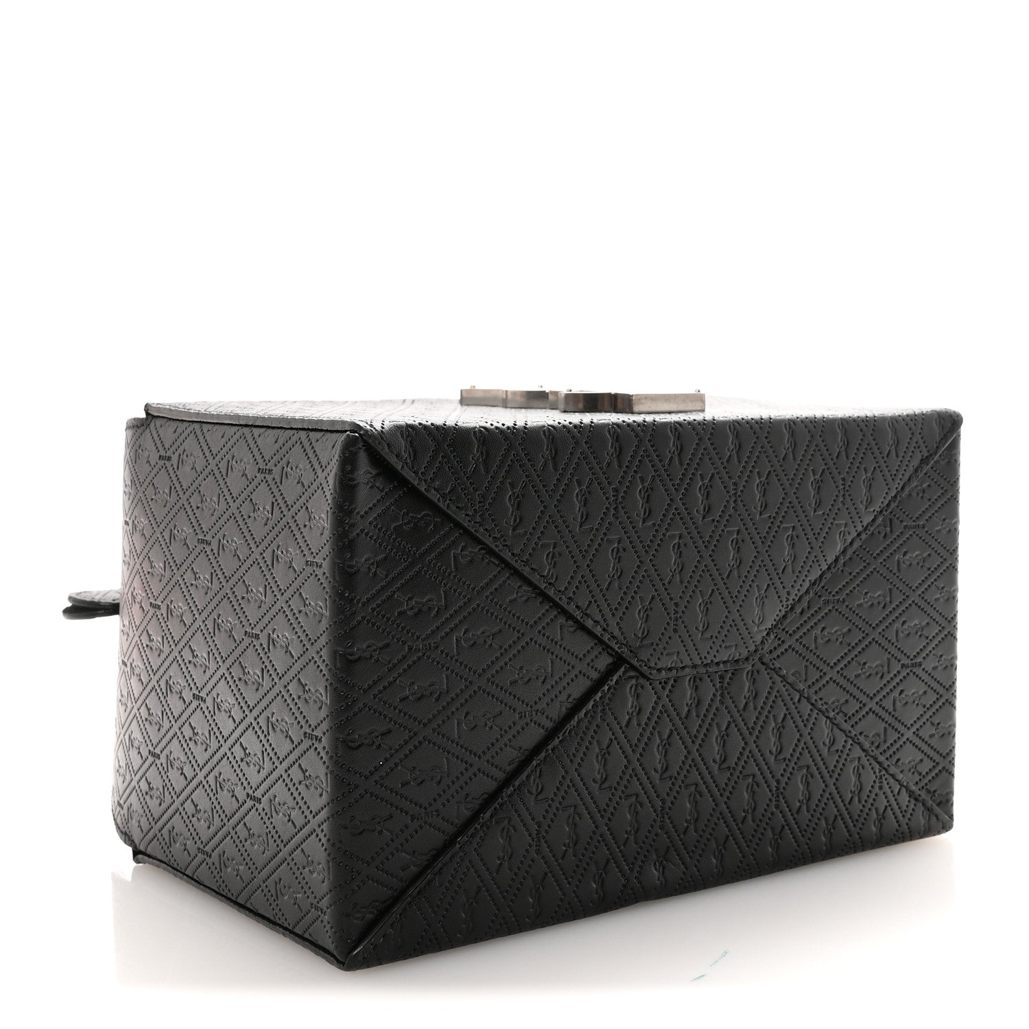 Calfskin Monogram Take Away Box Black