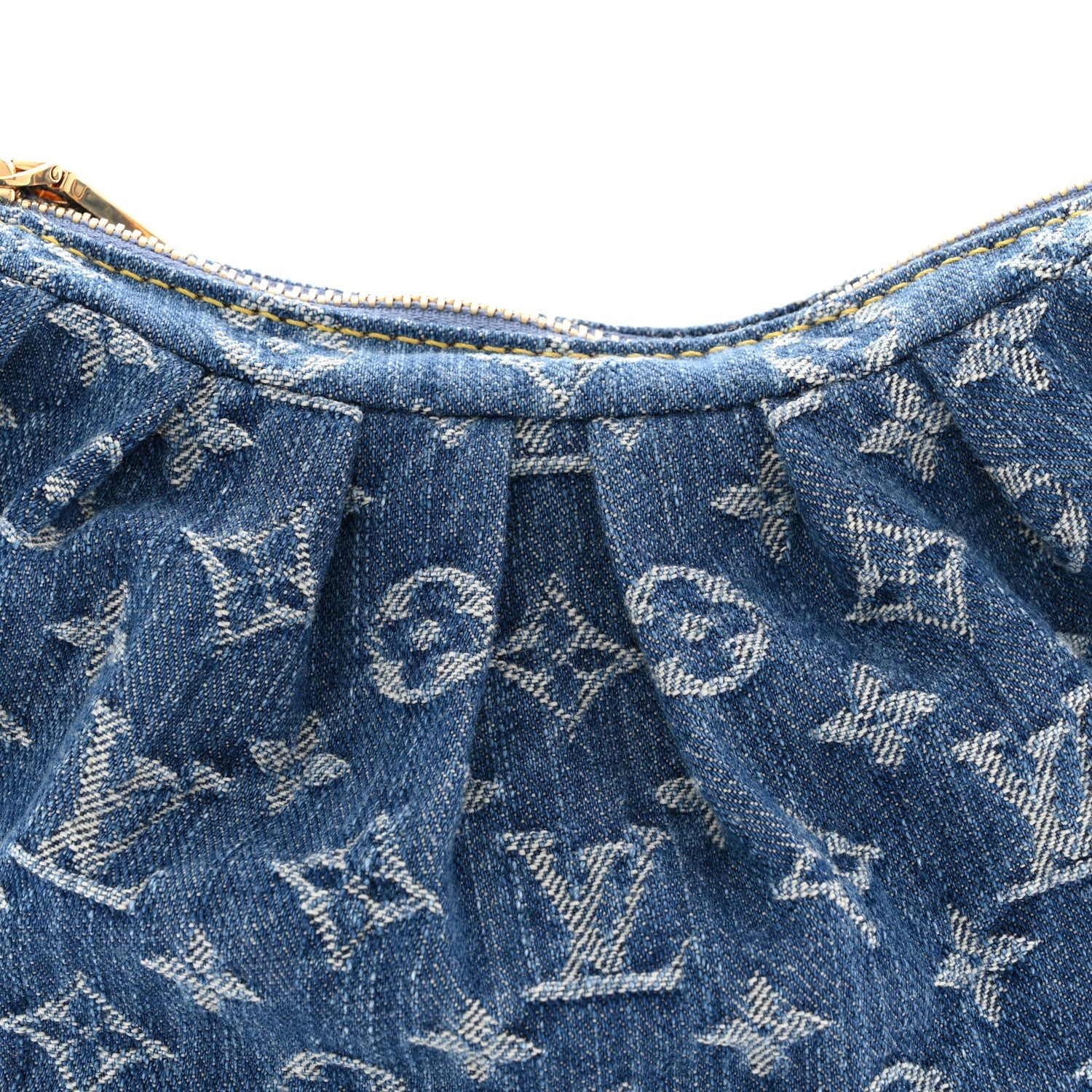 Monogram Denim Pochette Valley Blue