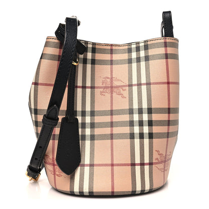 Haymarket Check Colours Small Lorne Bucket Crossbody Black