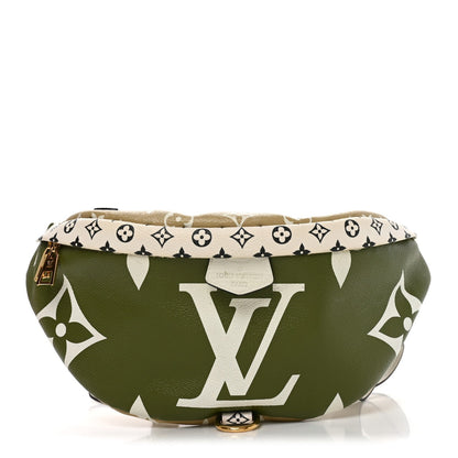 Monogram Giant Bumbag Kaki Beige