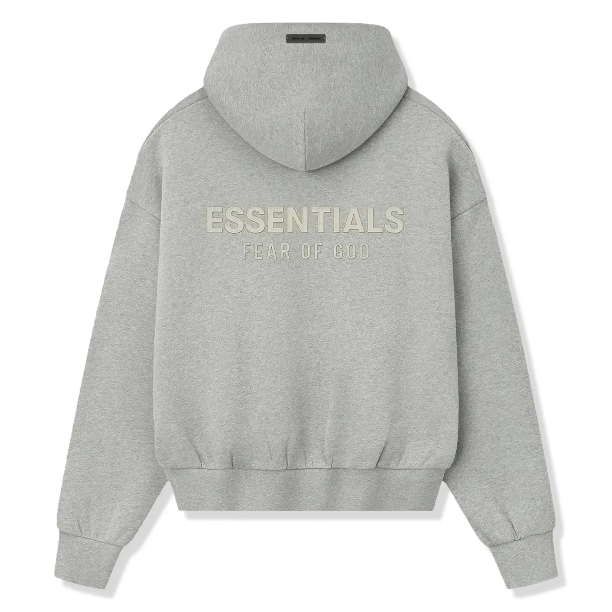 Fear Of God Essentials Classic Fleece Concrete Heather Hoodie (FW25) Secondary image