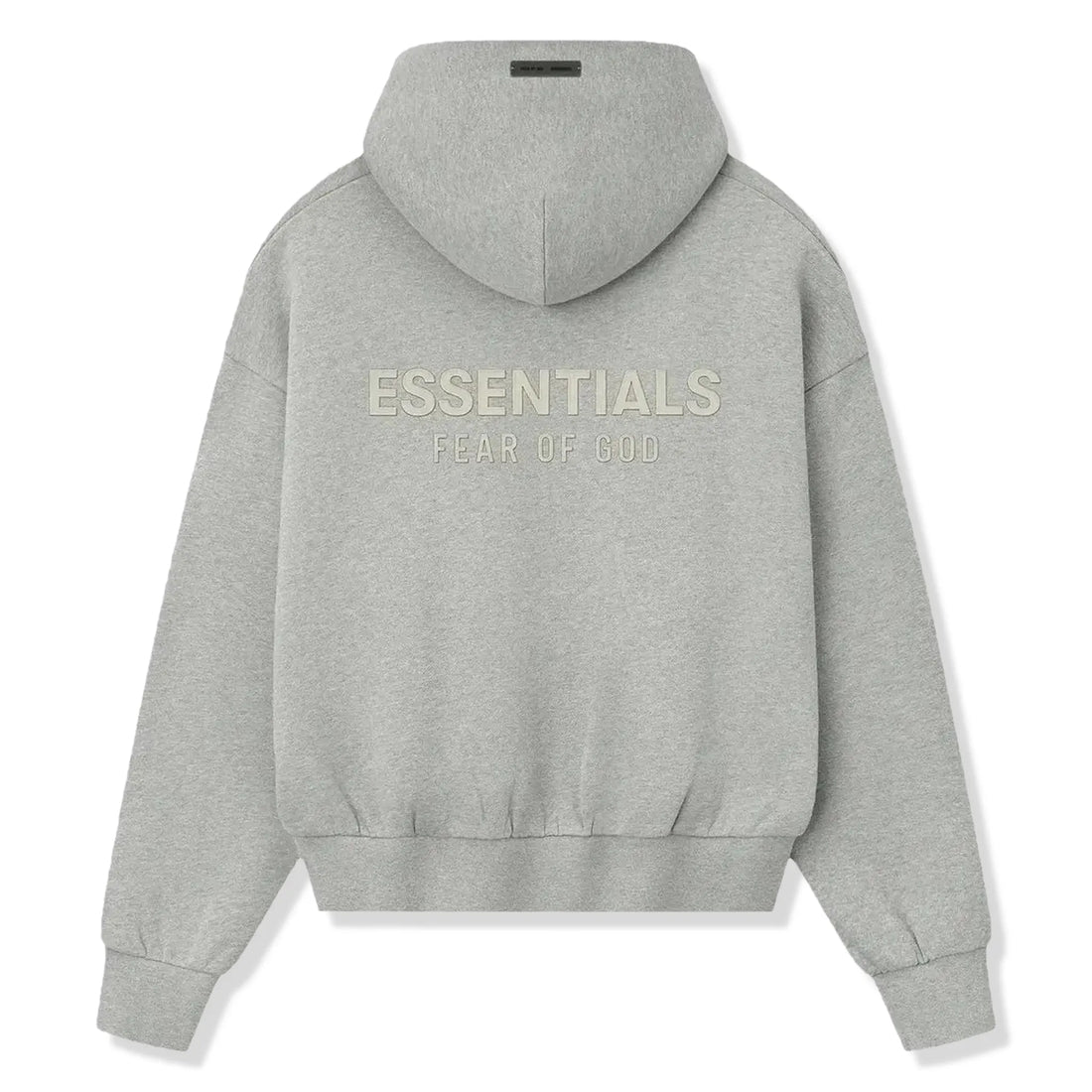 Fear Of God Essentials Classic Fleece Concrete Heather Hoodie (FW25)