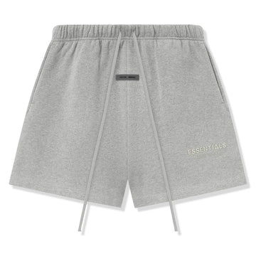 Fear Of God Essentials Classic Fleece Concrete Heather Shorts (FW25)