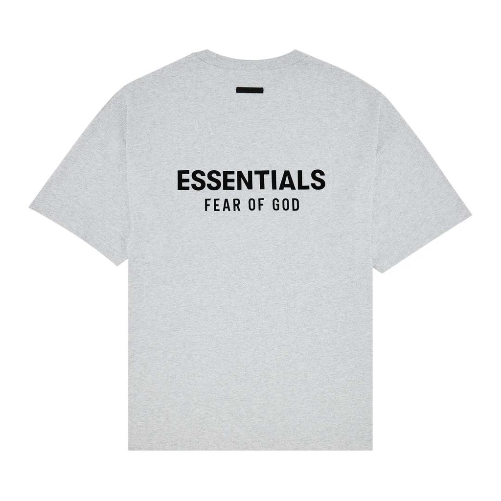 Fear of God Essentials Light Heather Grey Crewneck Tee