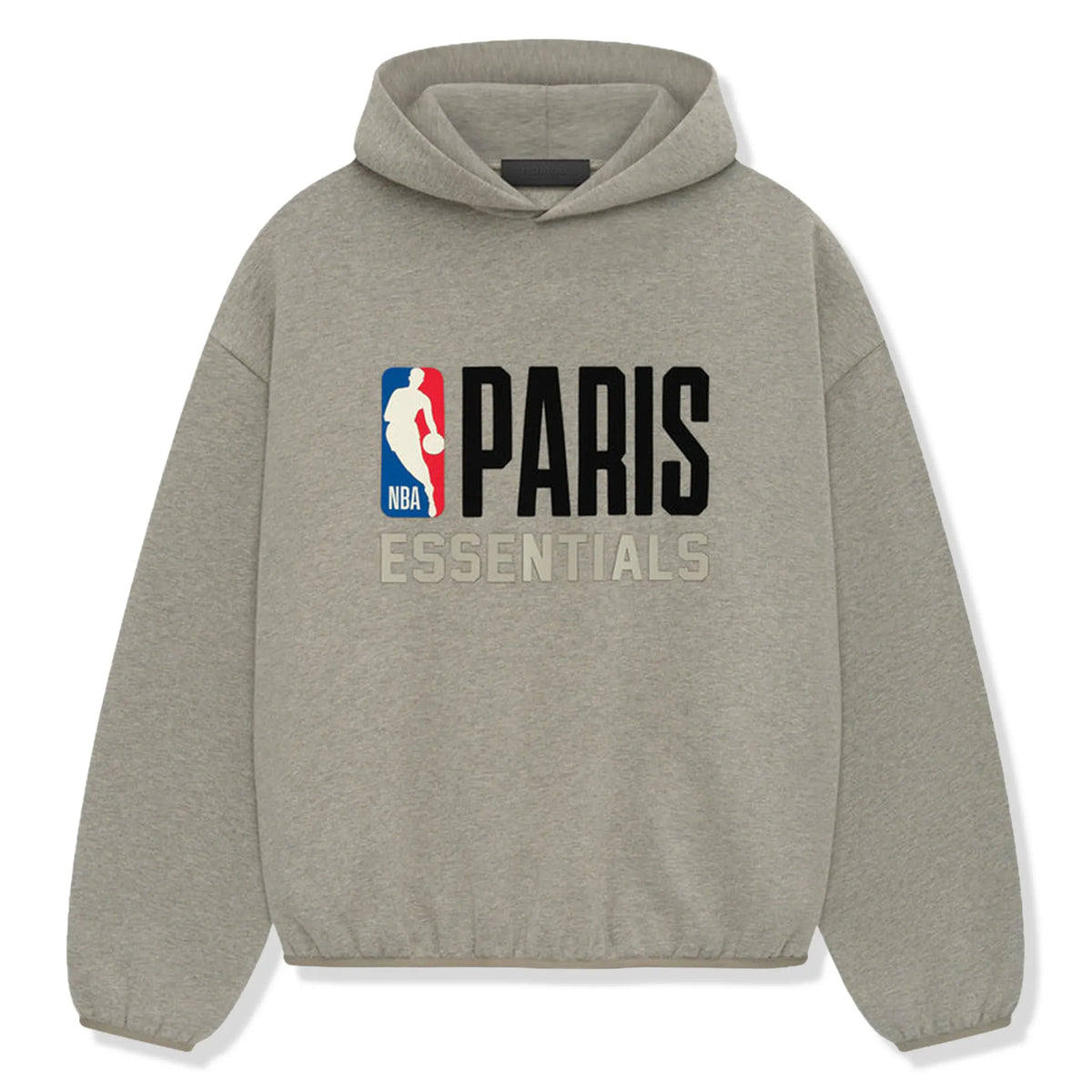 Fear Of God Essentials x NBA Paris Warm Heather Hoodie (SS25) Main image