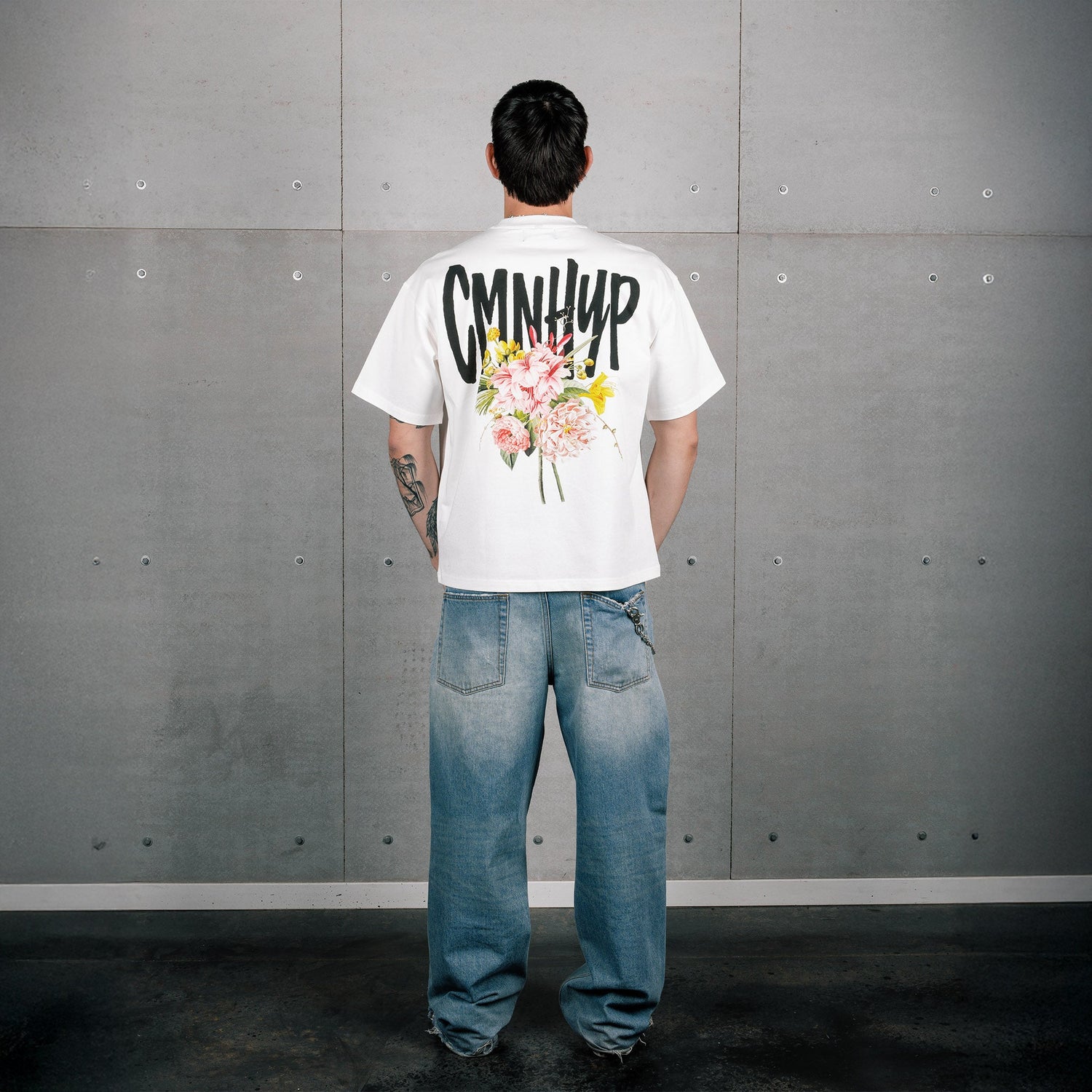 Common Hype Bouquet Tee White