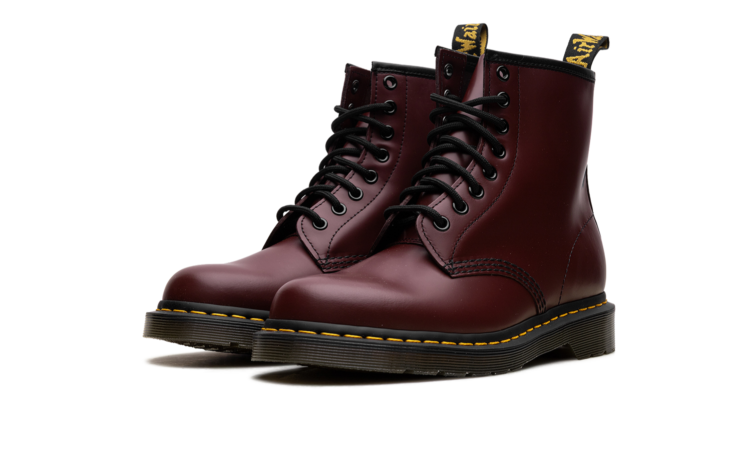 1460 SMOOTH LEATHER LACE UP BOOTS "Cherry Red" 11822600