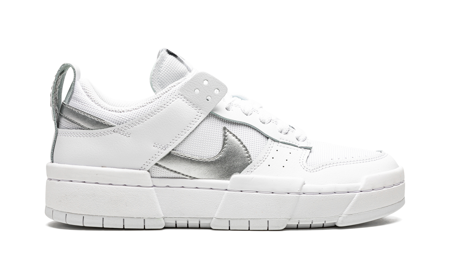 DUNK LO DISRUPT MNS WMNS "White Silver" DJ6226 100