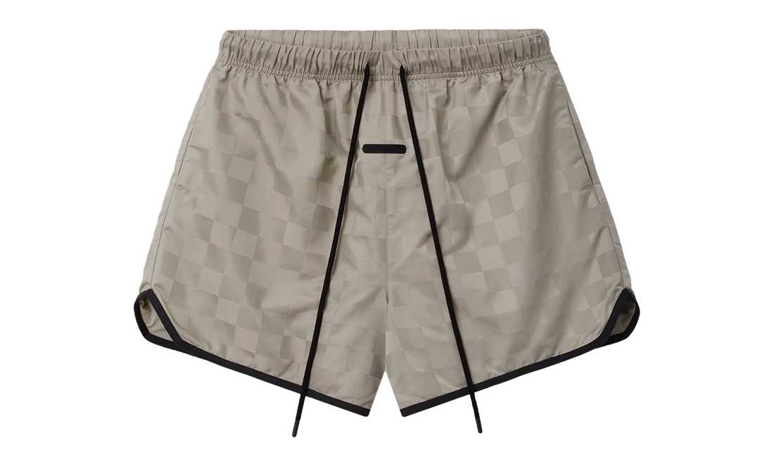 Essentials Nylon Checkered Gym Short "Seal" RW00301 0225