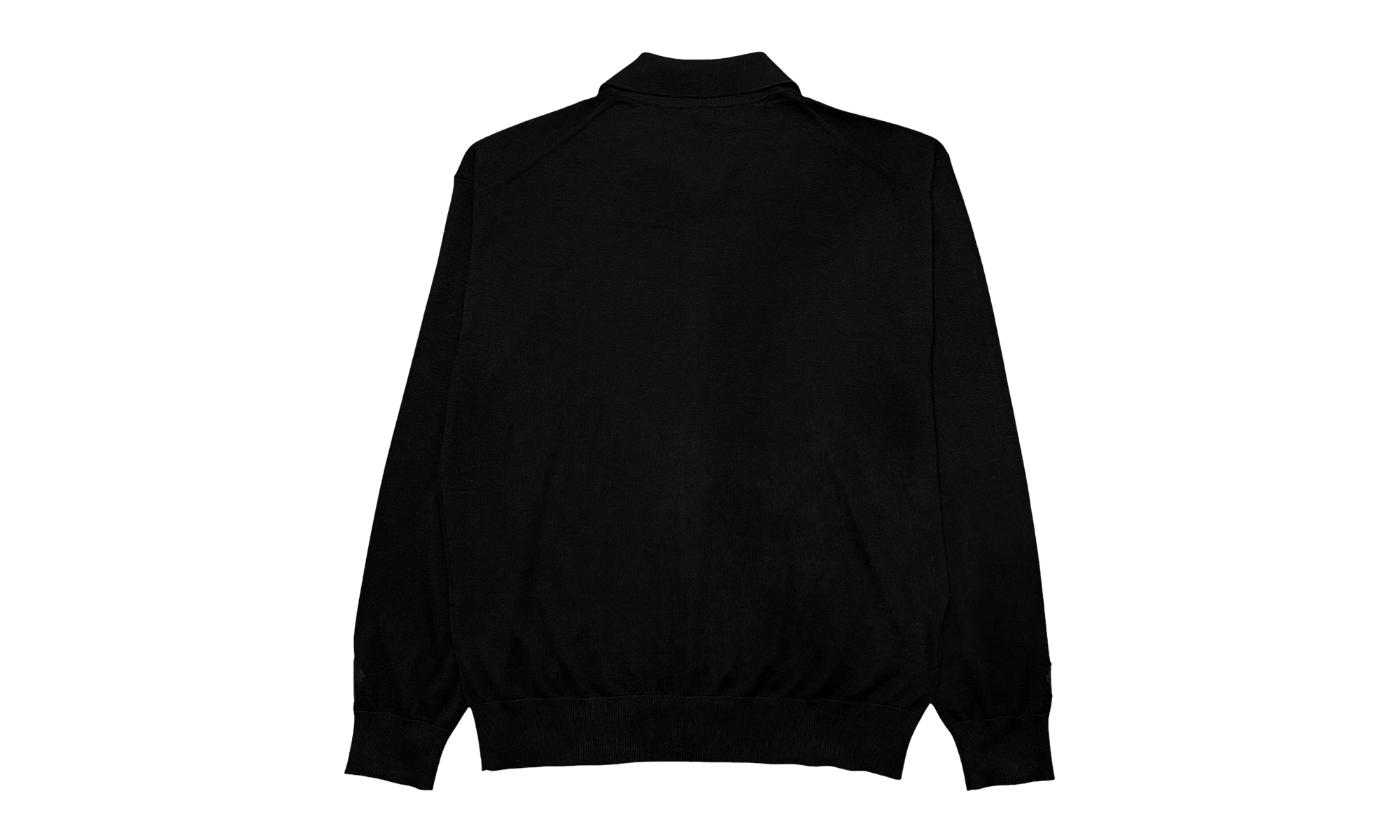 Switchblade Leather Cross Patch Cashmere Cardigan "Black" CHRM1722
