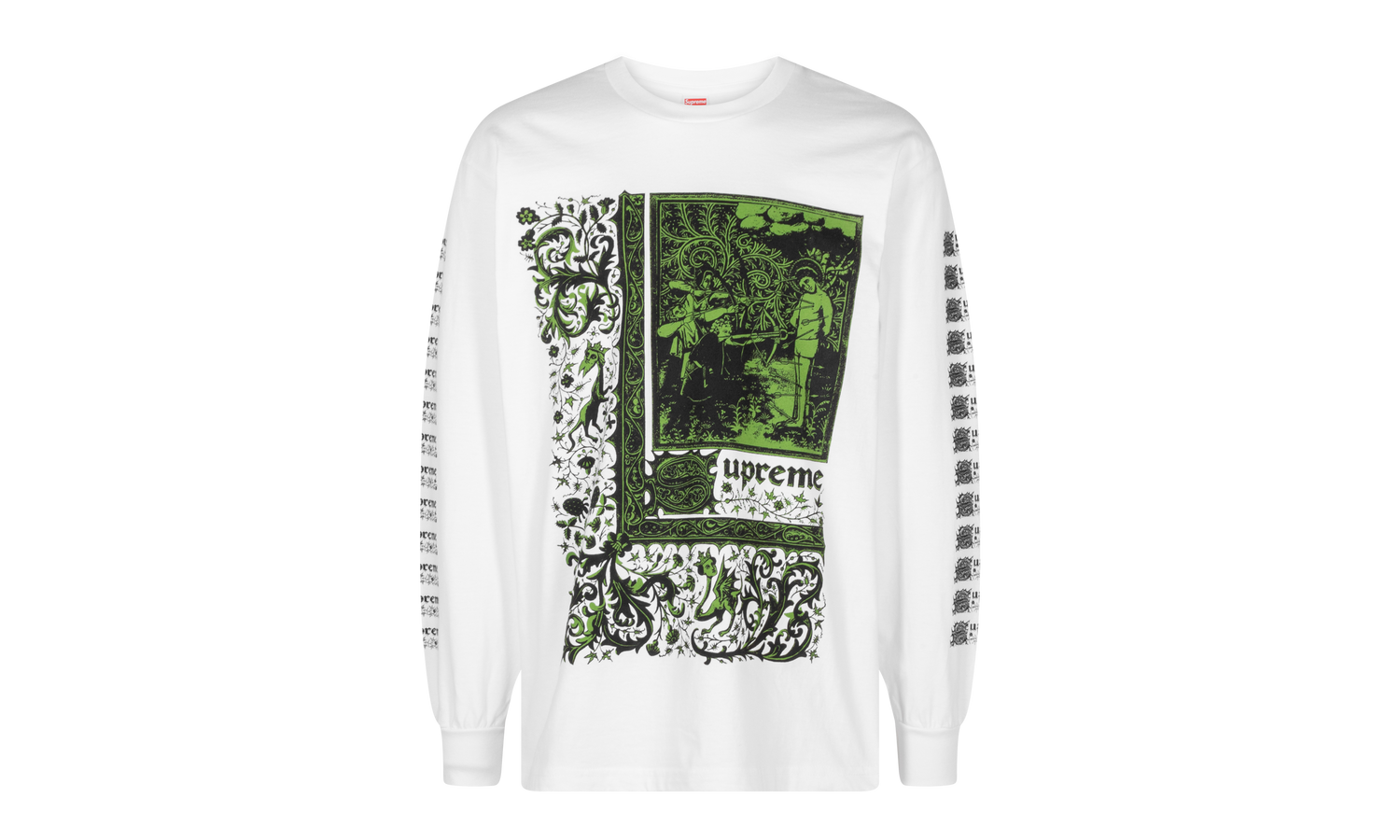 Saint Sebastian L/S Tee "White" SU25180
