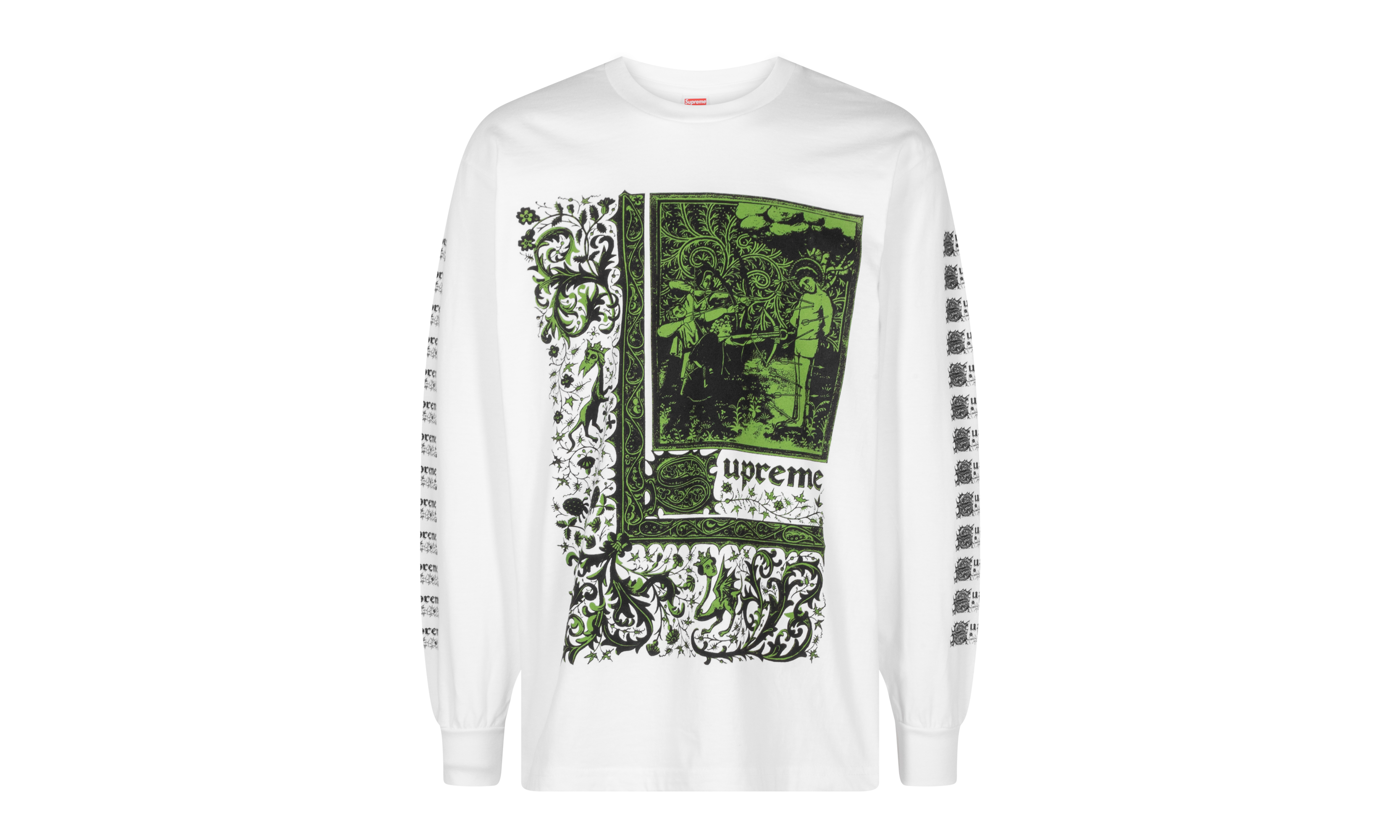 Saint Sebastian L/S Tee "White" SU25180