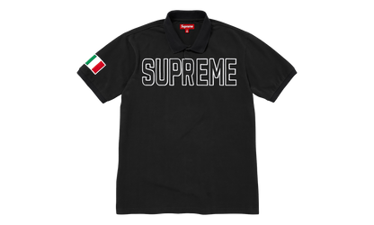 Twill Appliqué Polo "FW25 - Black" SU27549