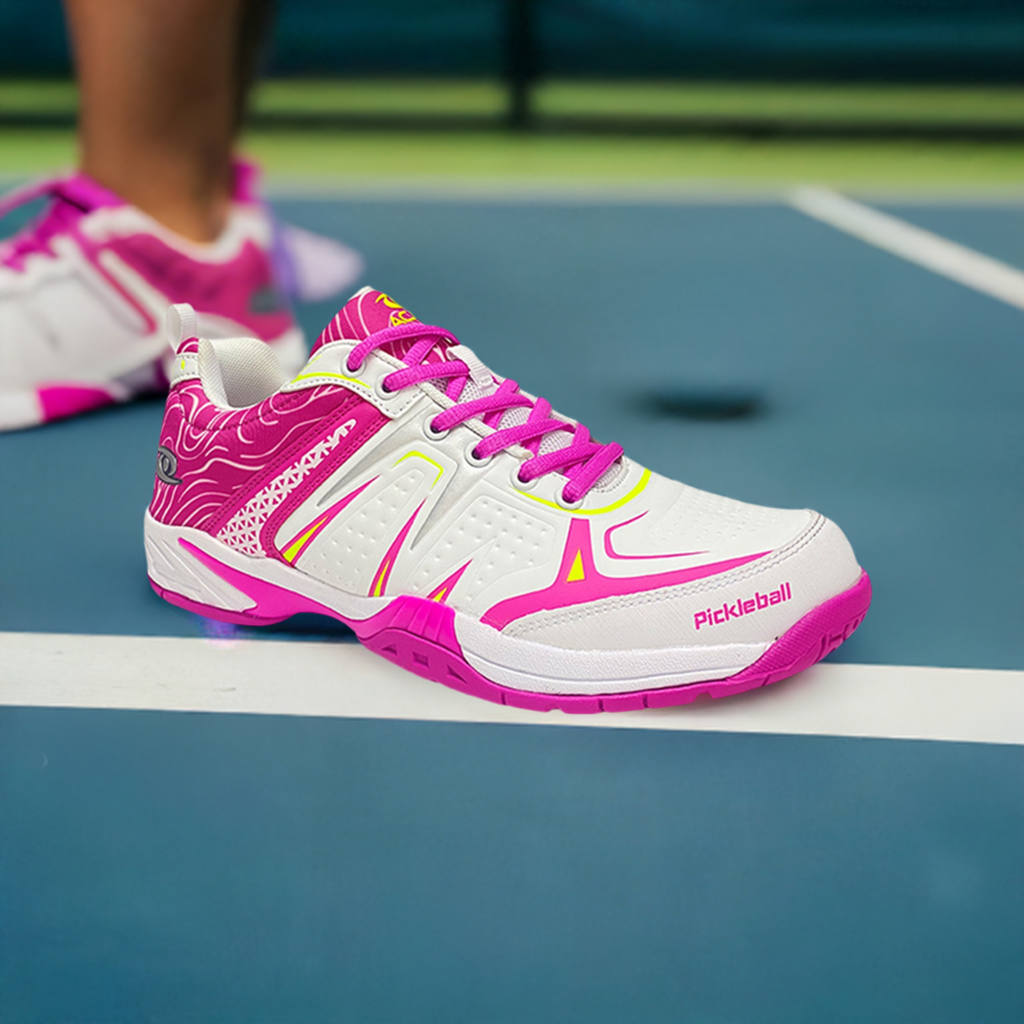 Acacia Dinkshot II (Pink) Lightweight, Comfortable Unisex Pickleball Shoe