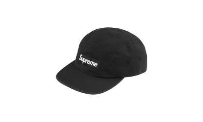 Supreme Washed Chino Twill Camp Cap "FW24 - Black" SU564
