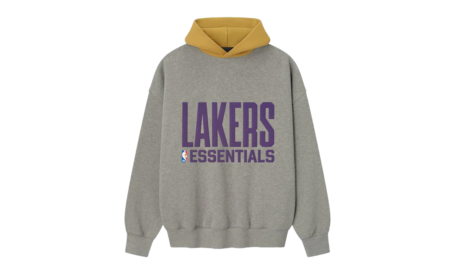 LAKERS SPORTS FIT HOODIE "CONCRETE HEATHER / CANYON" 192NB256405F