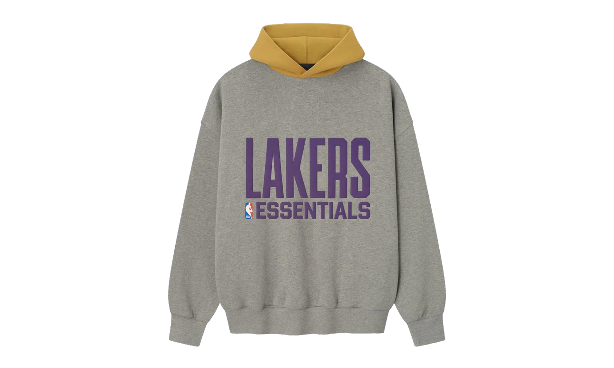 LAKERS SPORTS FIT HOODIE "CONCRETE HEATHER / CANYON" 192NB256405F