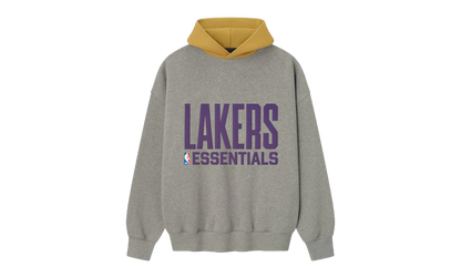 LAKERS SPORTS FIT HOODIE "CONCRETE HEATHER / CANYON" 192NB256405F