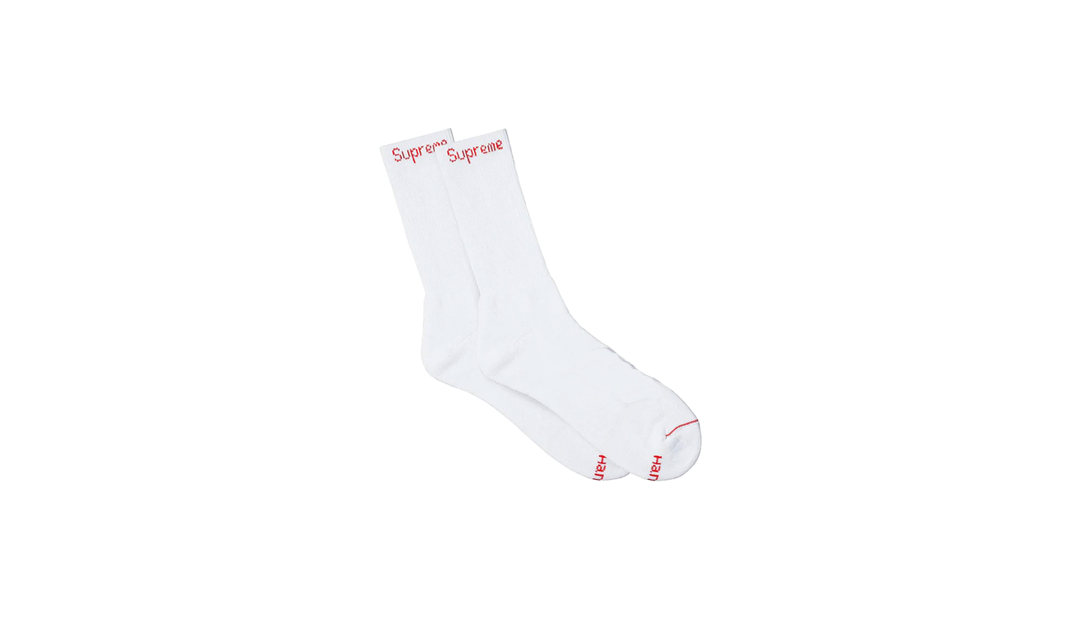 Hanes Crew Socks (4 Pack) "White" SU25398