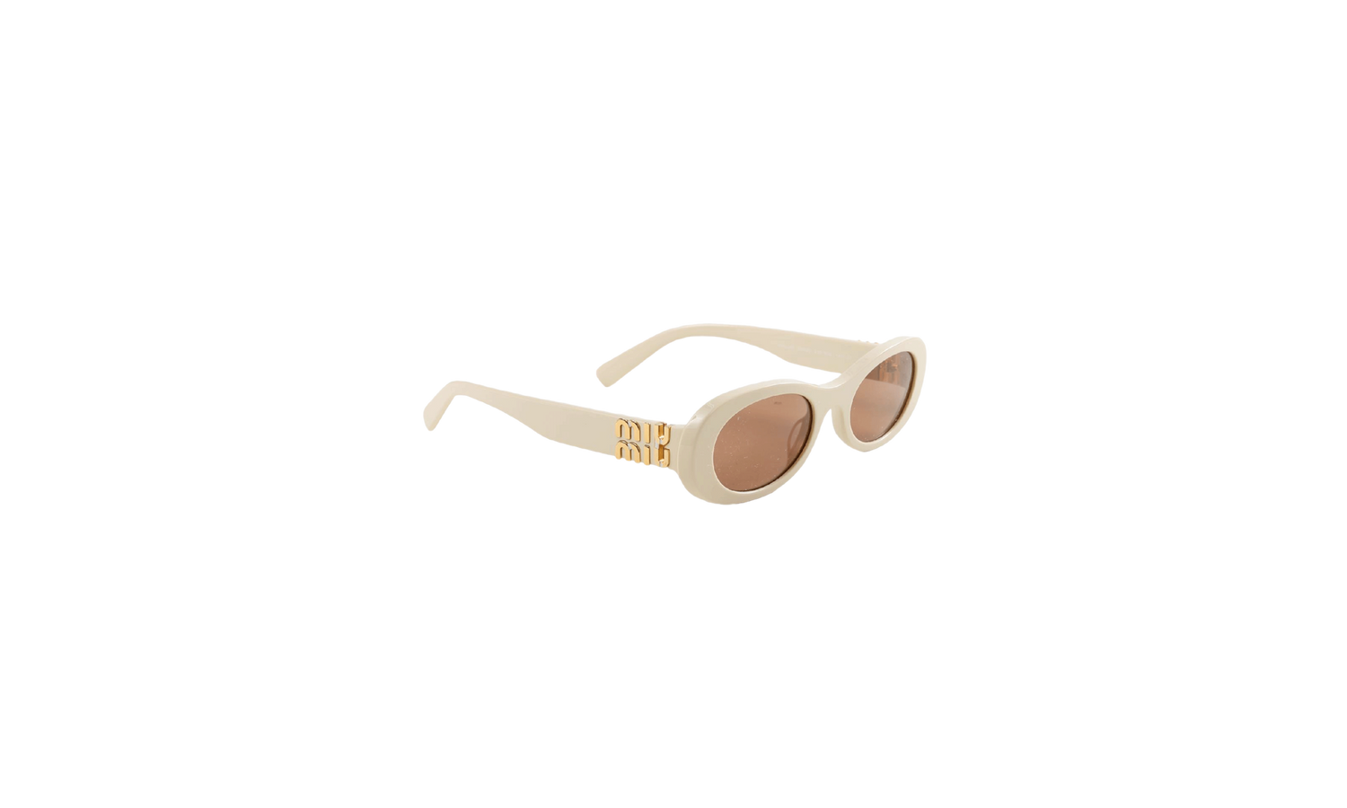06ZS Signature Logo Sunglasses WMNS "Milk - Brown" 0MU 06ZS 21D90Q