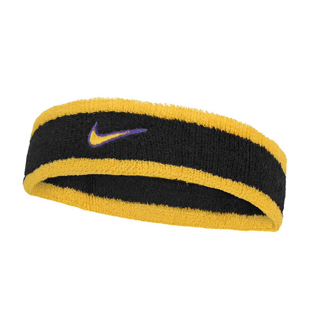 SWOOSH CLASSIC HEADBAND BLACK/PURPLE/GOLD