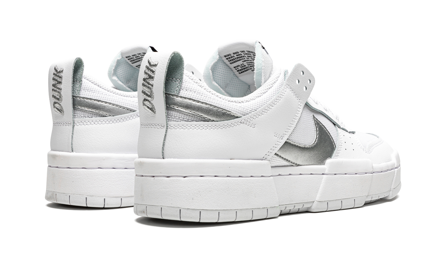 DUNK LO DISRUPT MNS WMNS "White Silver" DJ6226 100