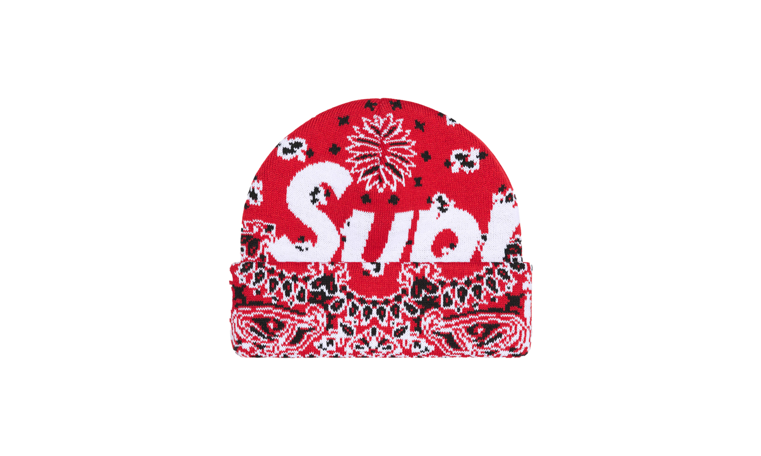 Bandana Big Logo Beanie "FW24 - Red Bandana" SU898