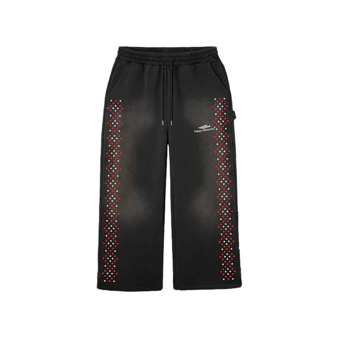 HMDD Crystal Sweatpants Black/Red