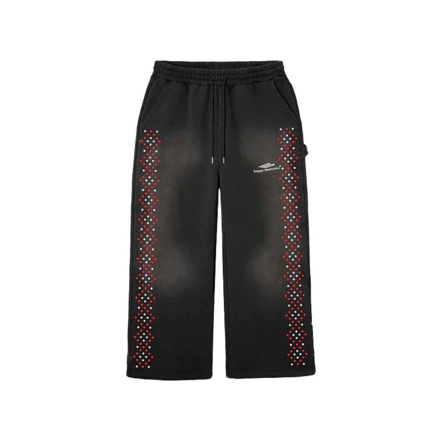 HMDD Crystal Sweatpants Black/Red
