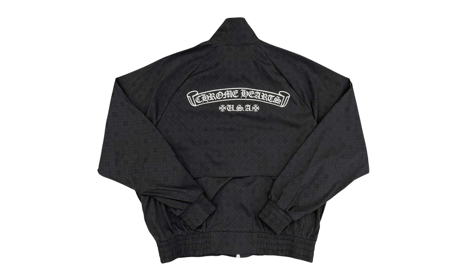 Match Point Motif Windbreaker Jacket "Black" CHRM1111