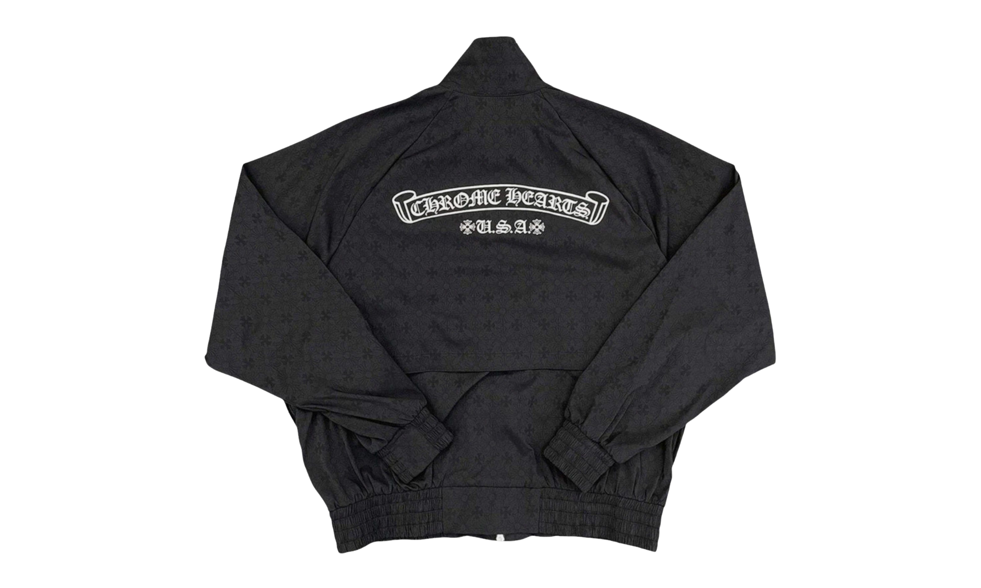 Match Point Motif Windbreaker Jacket "Black" CHRM1111