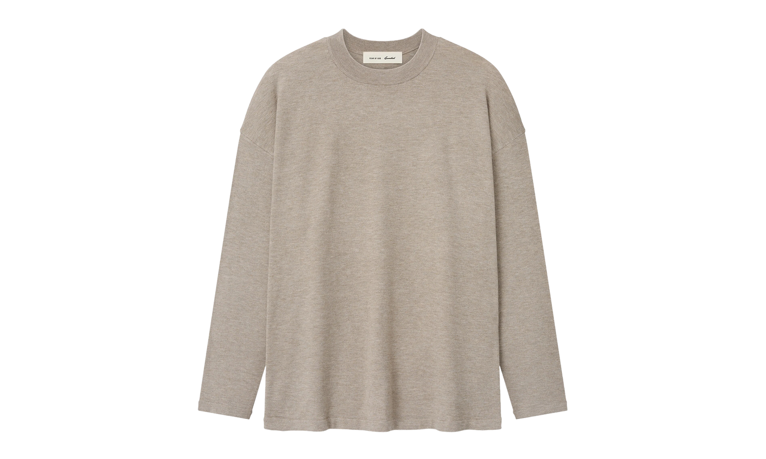 Essentials Soft Knit Long Sleeve Tee "Seal Heather" RW00313 0135