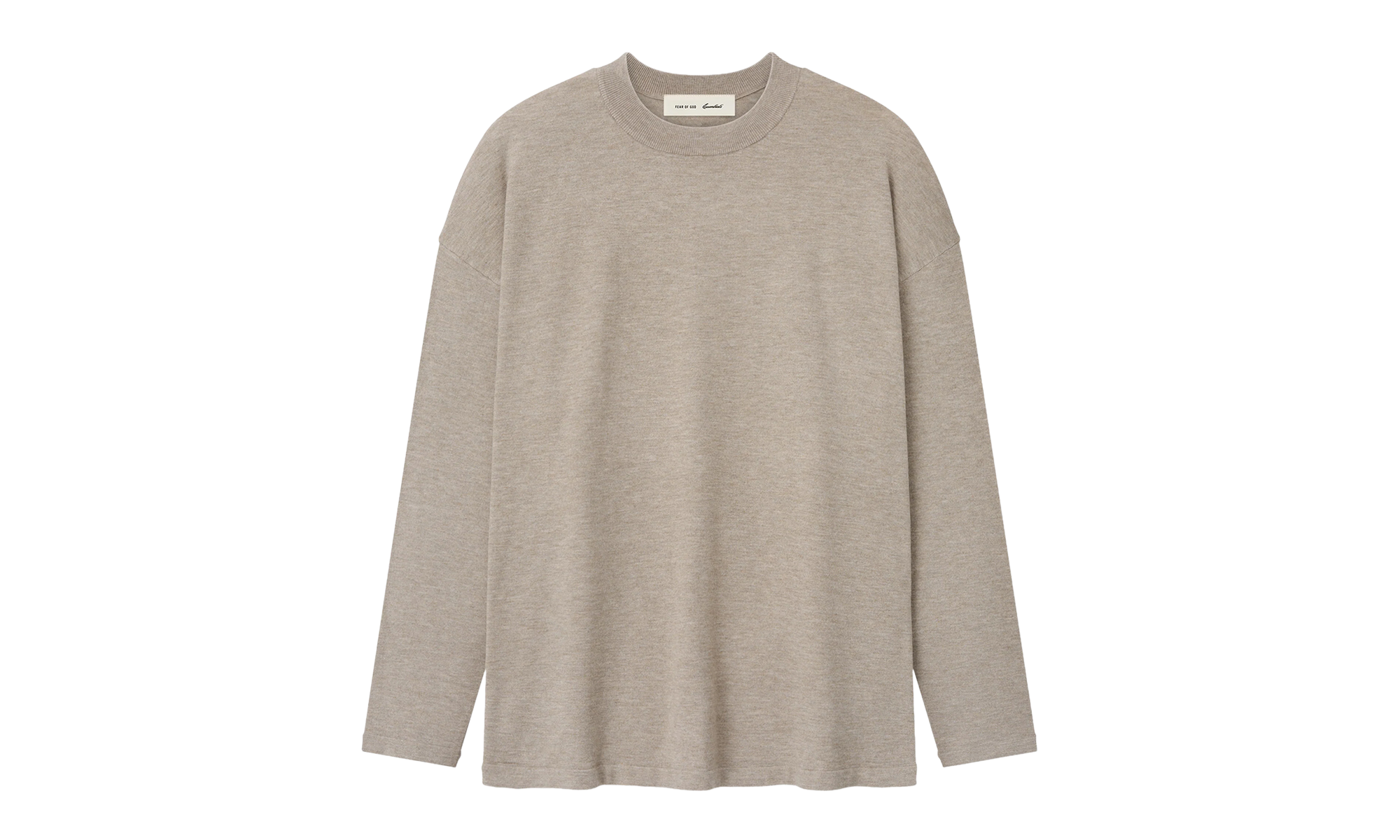Essentials Soft Knit Long Sleeve Tee "Seal Heather" RW00313 0135