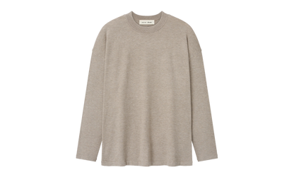 Essentials Soft Knit Long Sleeve Tee "Seal Heather" RW00313 0135