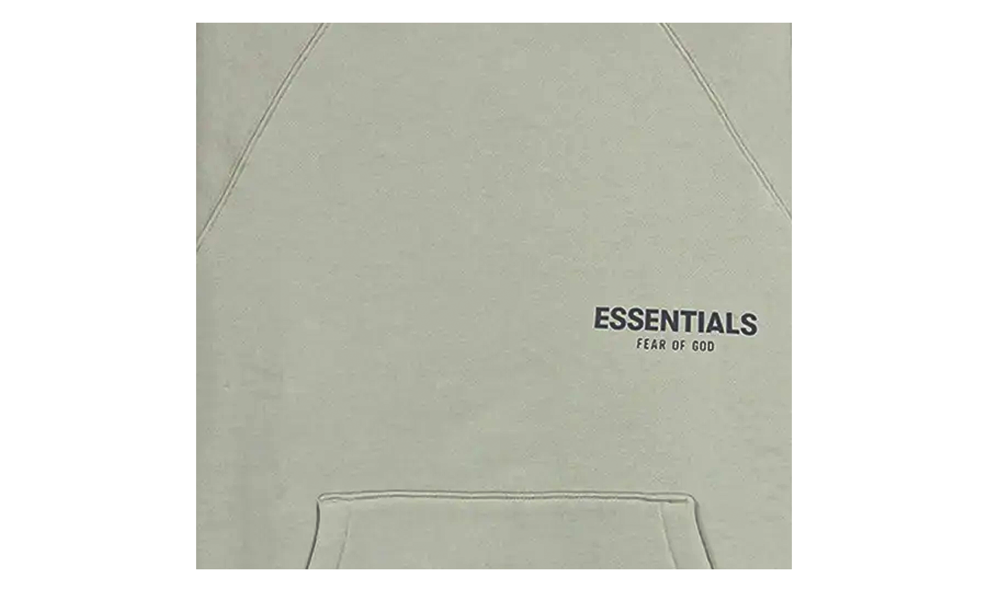 Essentials x SSENSE Pullover Hoodie "Green Concrete" 192SU212116F