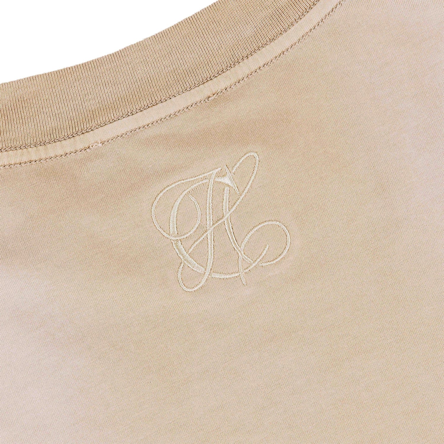 Common Hype Tonal Cropped Tee Vintage Ivory