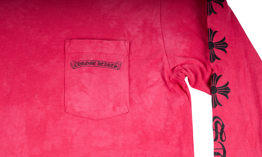 Tie-Dye CH Plus Logo Long Sleeve "Pink" CHRM0845