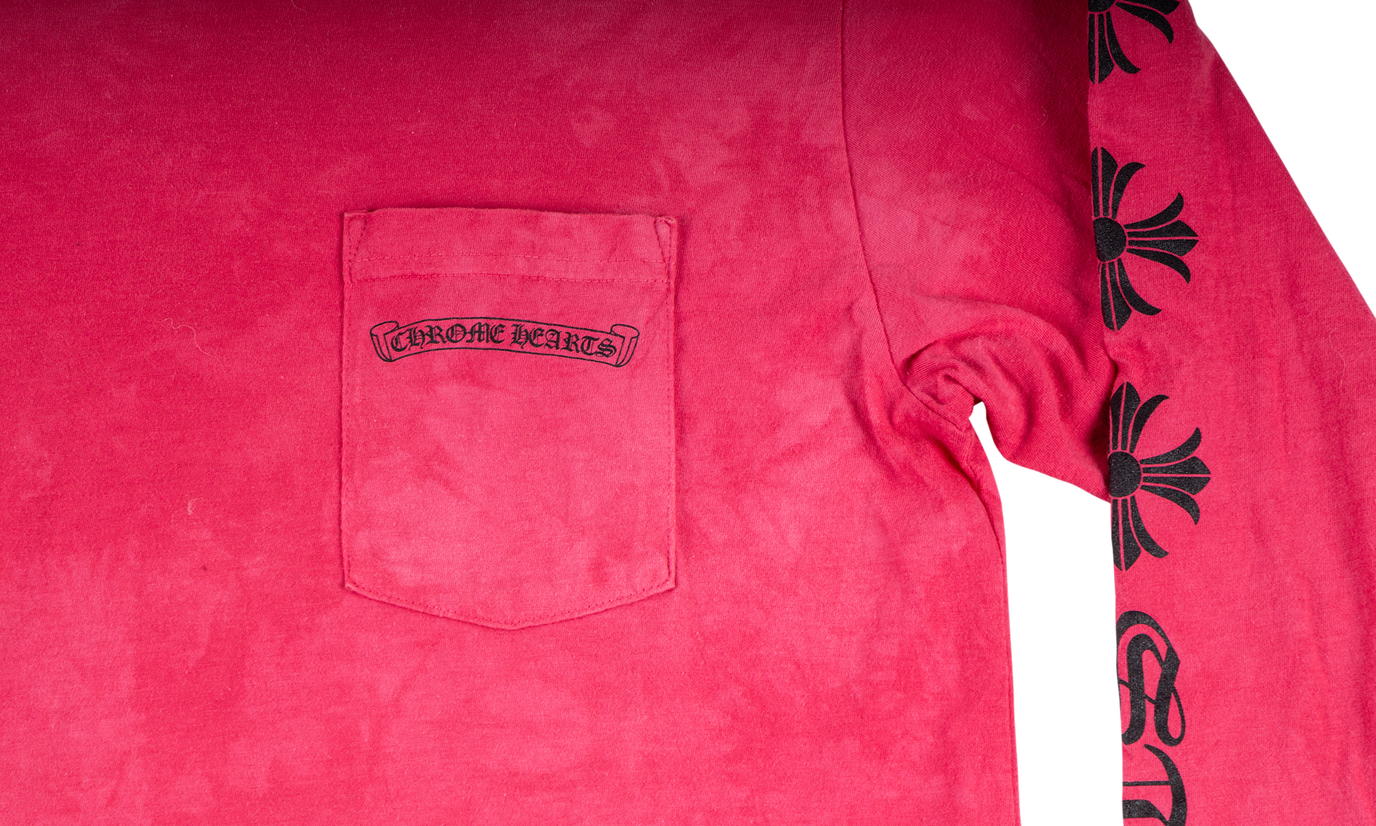 Tie-Dye CH Plus Logo Long Sleeve "Pink" CHRM0845