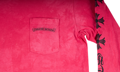 Tie-Dye CH Plus Logo Long Sleeve "Pink" CHRM0845
